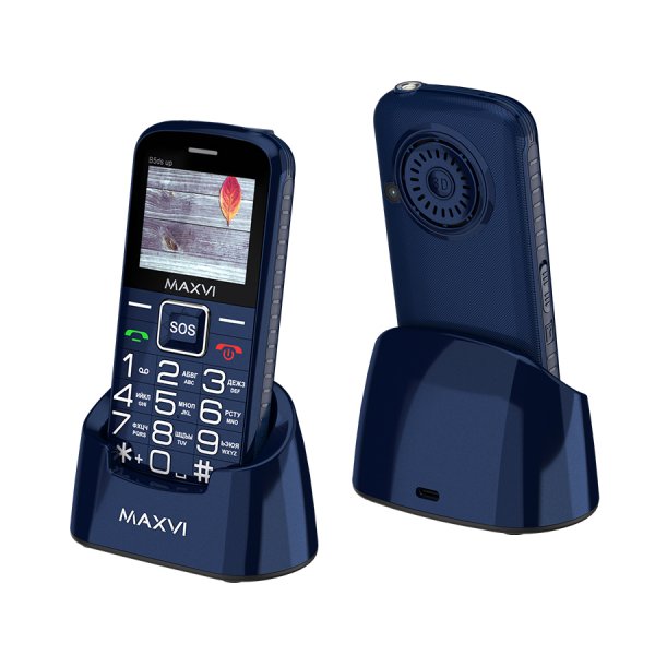 Мобильный телефон Maxvi B5ds up (2.0" / 1600мАч / Type-C) blue