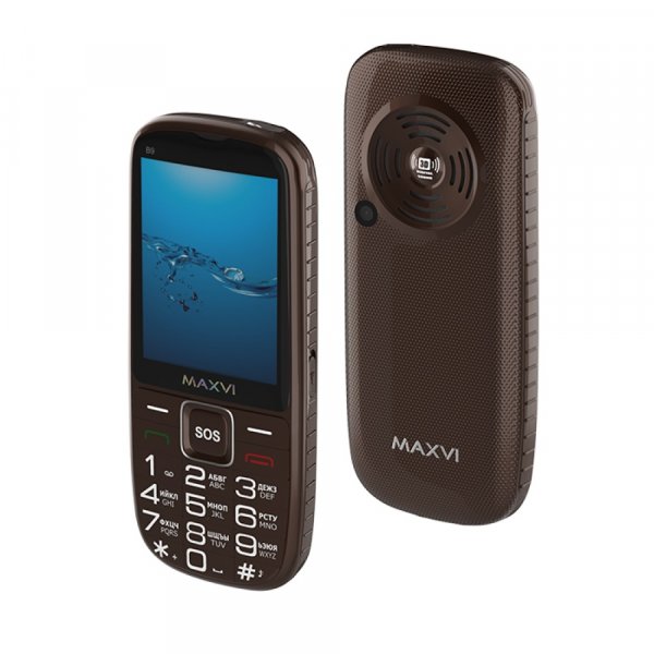 Мобильный телефон Maxvi B9 (2.8" / 2000мАч) brown