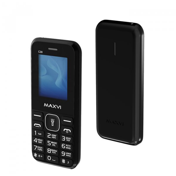 Мобильный телефон Maxvi C30 (1.77" / 600мАч) black