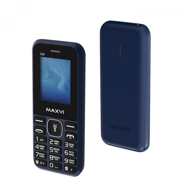 Мобильный телефон Maxvi C30 (1.77" / 600мАч) blue