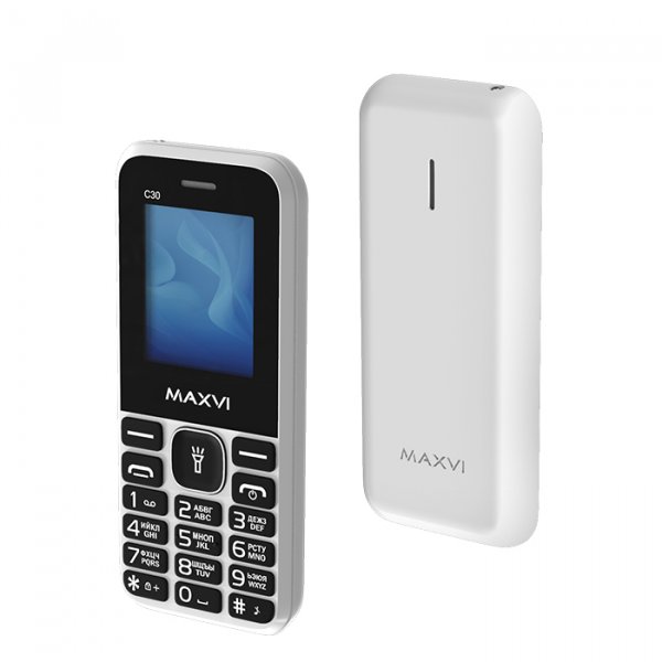 Мобильный телефон Maxvi C30 (1.77" / 600мАч) white