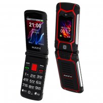 Мобильный телефон Maxvi E10 (2.4"+1.77" / 2000мАч) red