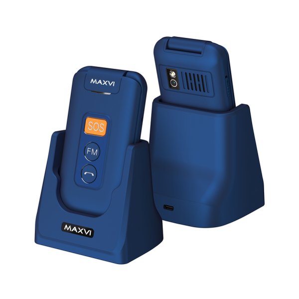 Мобильный телефон Maxvi E5 up (2.8" / 1500мАч / Type-C) blue
