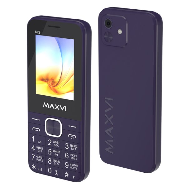 Мобильный телефон Maxvi K29 (2.4" / 1800мАч / Type-C) purple