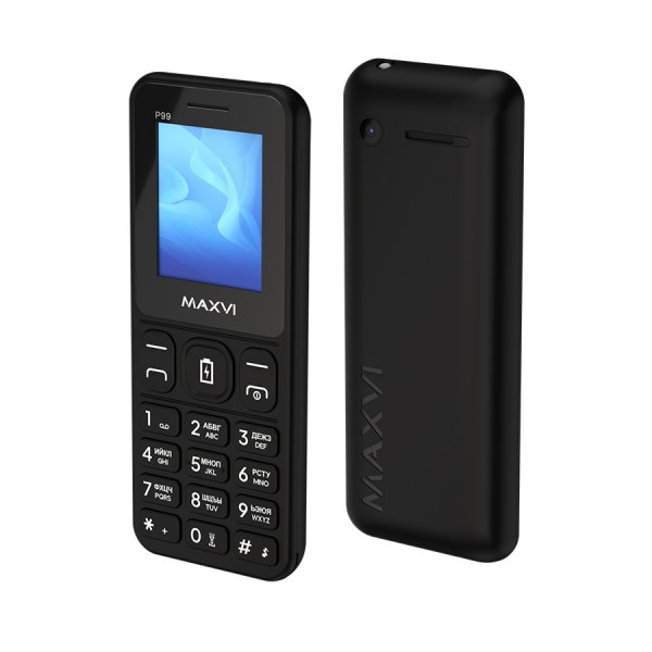 Мобильный телефон Maxvi P99 (2.0" / 2500мАч / Type-C) black