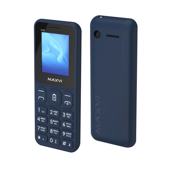 Мобильный телефон Maxvi P99 (2.0" / 2500мАч / Type-C) blue