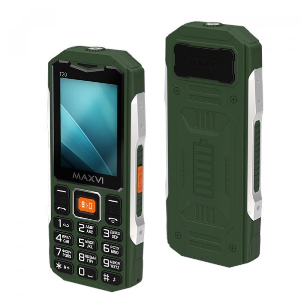 Мобильный телефон Maxvi T20 (2.4" / 2000мАч) green