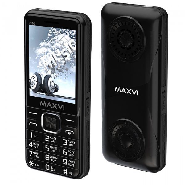 Мобильный телефон Maxvi P110 (2.8" / 4000мАч) black
