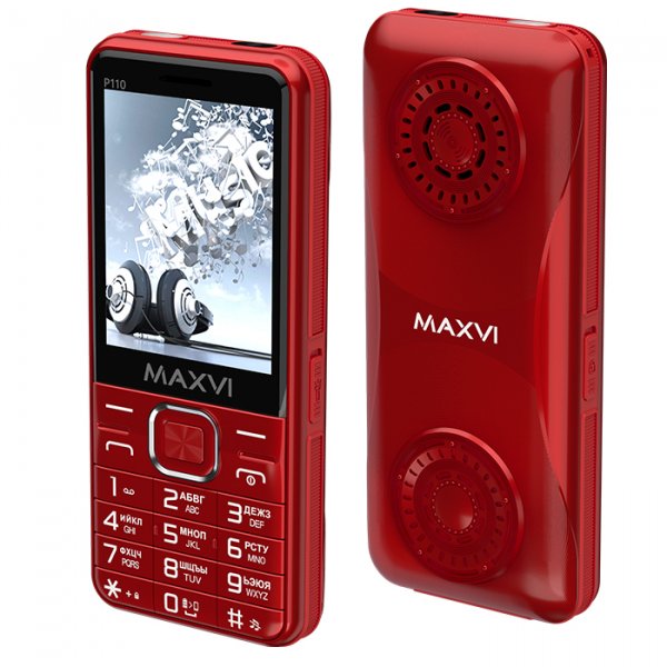 Мобильный телефон Maxvi P110 (2.8" / 4000мАч) red