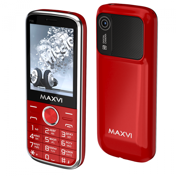 Мобильный телефон Maxvi P30 (2.8" / 1800мАч) red