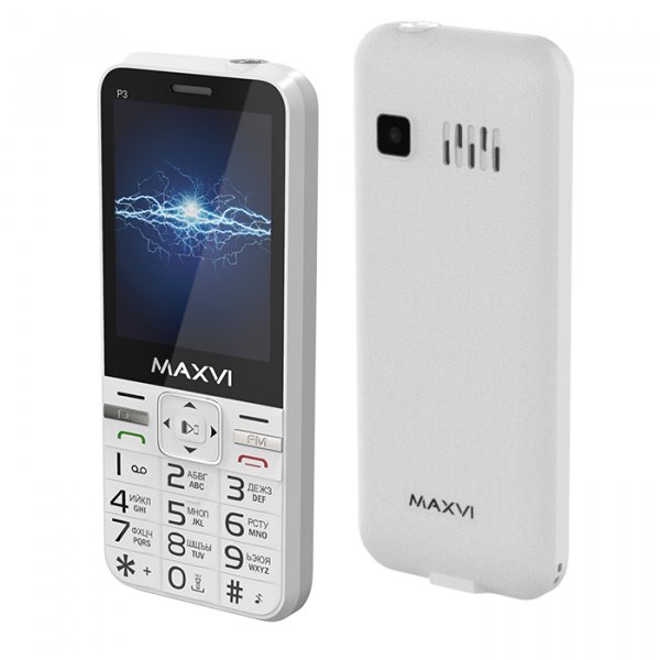 Мобильный телефон Maxvi P3 (2.8" / 2700мАч) white