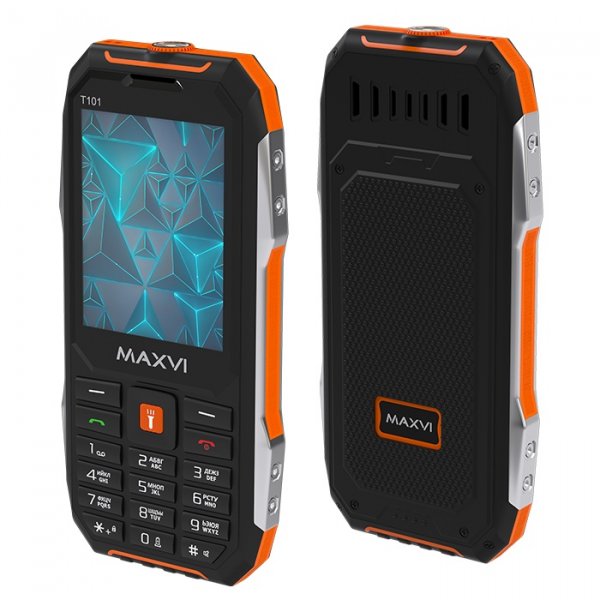 Мобильный телефон Maxvi T101 (2.8" / 4000мАч) orange