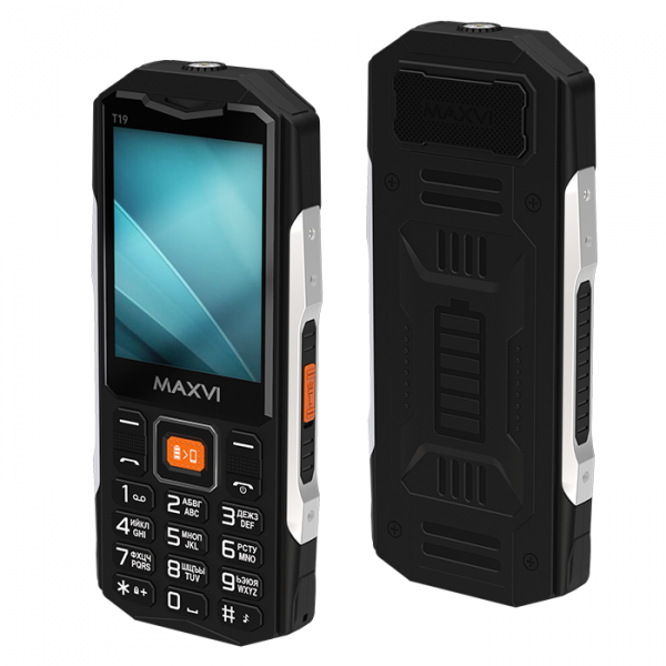 Мобильный телефон Maxvi T19 (2.8" / 2000мАч / Type-C) black