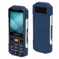 Мобильный телефон Maxvi T19 (2.8" / 2000мАч / Type-C) blue