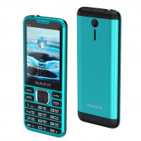 Мобильный телефон Maxvi X10i (2.8" / 1600мАч / Type-C) aqua blue