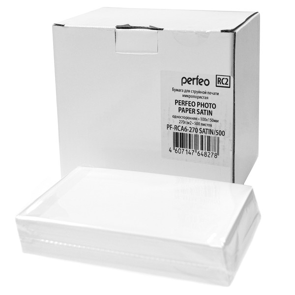 Фотобумага Perfeo 10*15 270 г/м2 матовая 500л (PF-RCA6-270 SATIN/500) (RC2)