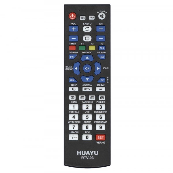 Пульт Huayu RTV-03 VER.02 универсальный пульт, обновленная версия