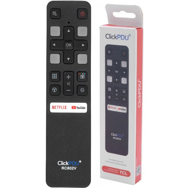 Пульт ClickPDU TCL RC802V без голосовой функции !!! Корпус RC802V FMR1