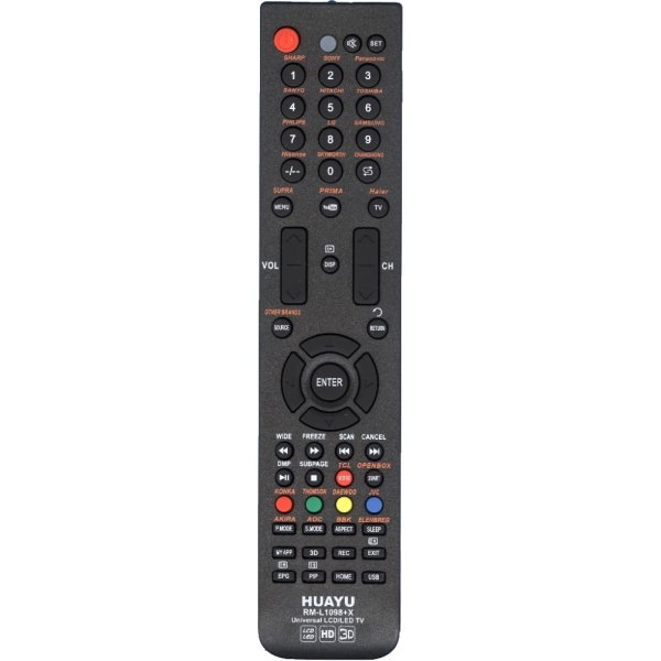 Пульт Huayu для TV RM-L1098+X корпус ER-31607R универсальный пульт (NETFLIX)