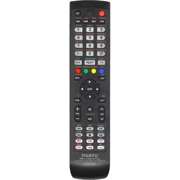 Пульт Huayu RM-L1120+X PLUS универсальный с функцией YouTube, ivi
