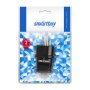 Вилка Smartbuy, прямая с заземлением 16А 250В, чёрная