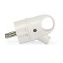 Вилка Smartbuy, с кольцом с заземлением 16А 250В, белая