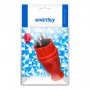 Вилка Smartbuy, прямая каучуковая 230В, 2P+PE, 16A, IP44, красная