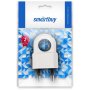 Вилка Smartbuy, плоская с кольцом 6А 250В, белая