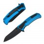 Нож складной 200 мм, EDC, лезвие 95 мм, кинжальное, сталь 420J2, Smartbuy Tools