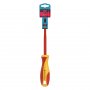 Отвертка диэлектрическая шлицевая SL4x100, до 1000В, VDE, прорез.ручка, Smartbuy Tools