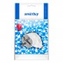 Вилка Smartbuy, угловая с заземлением белая 16А 250В