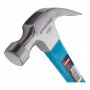 Молоток с гвоздодером столярный с плексигласс. рукояткой, 450 г, Smartbuy tools