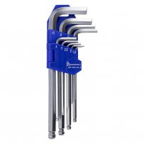 Набор HEX шестигранников 9 штук, длинные с шаром, 1.5-10, CR-V сталь, Smartbuy PRO TOOLS