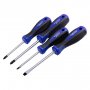 Отвертки в наборе 4 штуки, SL, PH, CR-V сталь, Smartbuy PRO TOOLS (SBT-PRO-SCN-4)