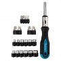 Отвертка реверсивная, с 28 битами, SL, PH, HEX, TORX, головки, CR-V сталь Smartbuy Tools