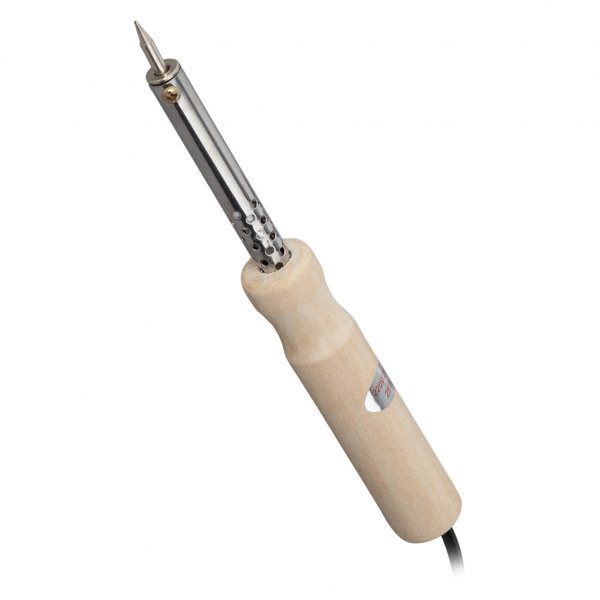 Паяльник электрический, 25 Вт, с дерев. рукояткой, длина шнура 1.1 м,Smartbuy Tools (SBT-SI-01)