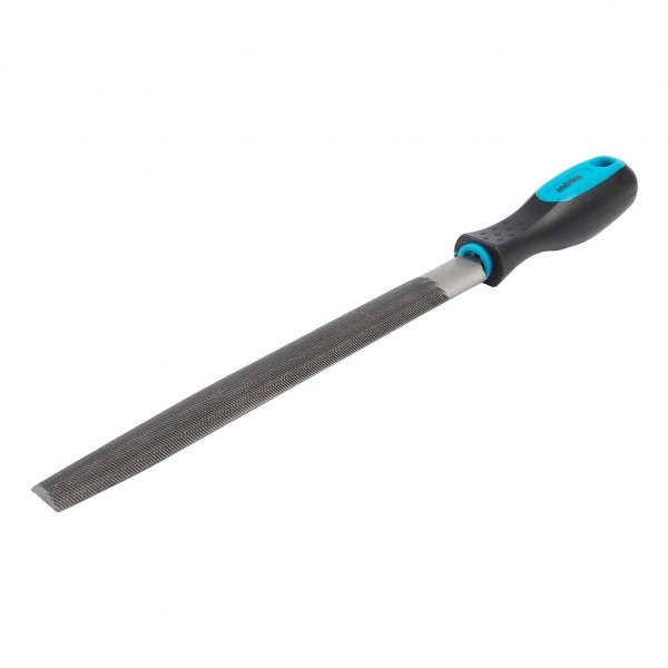 Напильник по металлу полукруглый, 200 мм, прорезиненная рукоятка, Smartbuy tools