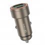 АЗУ Type-C + USB, PD30W, QC3.0, GFPoWeR A01PQ, золотистый (12/120)