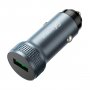АЗУ USB, QC3.0, GFPoWeR A04Q, серый металлик (13/130)