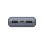 Внешний АКБ 10000 мАч, NRG Power Compact, 2.1A, 2xUSB, Deppa, серый