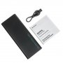 Внешний АКБ 20000 мАч, NRG Classic compact, 10W, 2-USB, micro-USB, Type-C, Deppa, чёрный