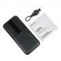 Внешний АКБ 10000 мАч, NRG Classic PD, 37W, 1-USB, PD, QC, дисплей, Deppa, чёрный