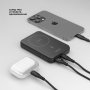 Внешний АКБ 10000 мАч, NRG MagSafe Basic, 15Вт QI, Deppa, чёрный