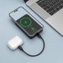 Внешний АКБ 10000 мАч, NRG MagSafe Basic, 15Вт QI, Deppa, чёрный