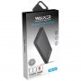 Внешний АКБ 10000 мАч WALKER WB-410, 2.1A, 2 USB, Li-Pol, microUSB, Type-C, с индикацией, белый