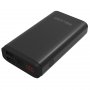 Внешний АКБ 10000 мАч WALKER WB-710QC, 2 USB, QC3.0, 18Bт, Li-Pol, Type-C, дисплей, металл, чёрный