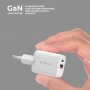 СЗУ Type-C + USB, PD33W, QC4.0 / PD3.0, GaN, PD3.0, Deppa, белый