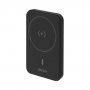 Внешний АКБ 5000 мАч, NRG MagSafe Basic, 15Вт QI, Deppa, чёрный
