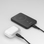 Внешний АКБ 5000 мАч, NRG MagSafe Basic, 15Вт QI, Deppa, чёрный