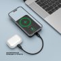 Внешний АКБ 5000 мАч, NRG MagSafe Basic, 15Вт QI, Deppa, чёрный